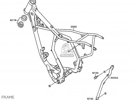 FRAME - KX80-M1 1988 AL