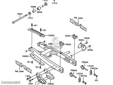 SWINGARM - KX80-M1 1988 AL
