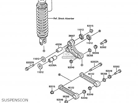 SUSPENSION - KX80-M1 1988 AL