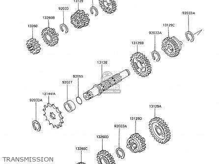 TRANSMISSION - KX80-M2 1989 AL