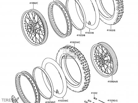 TIRES - KX80-M2 1989 AL