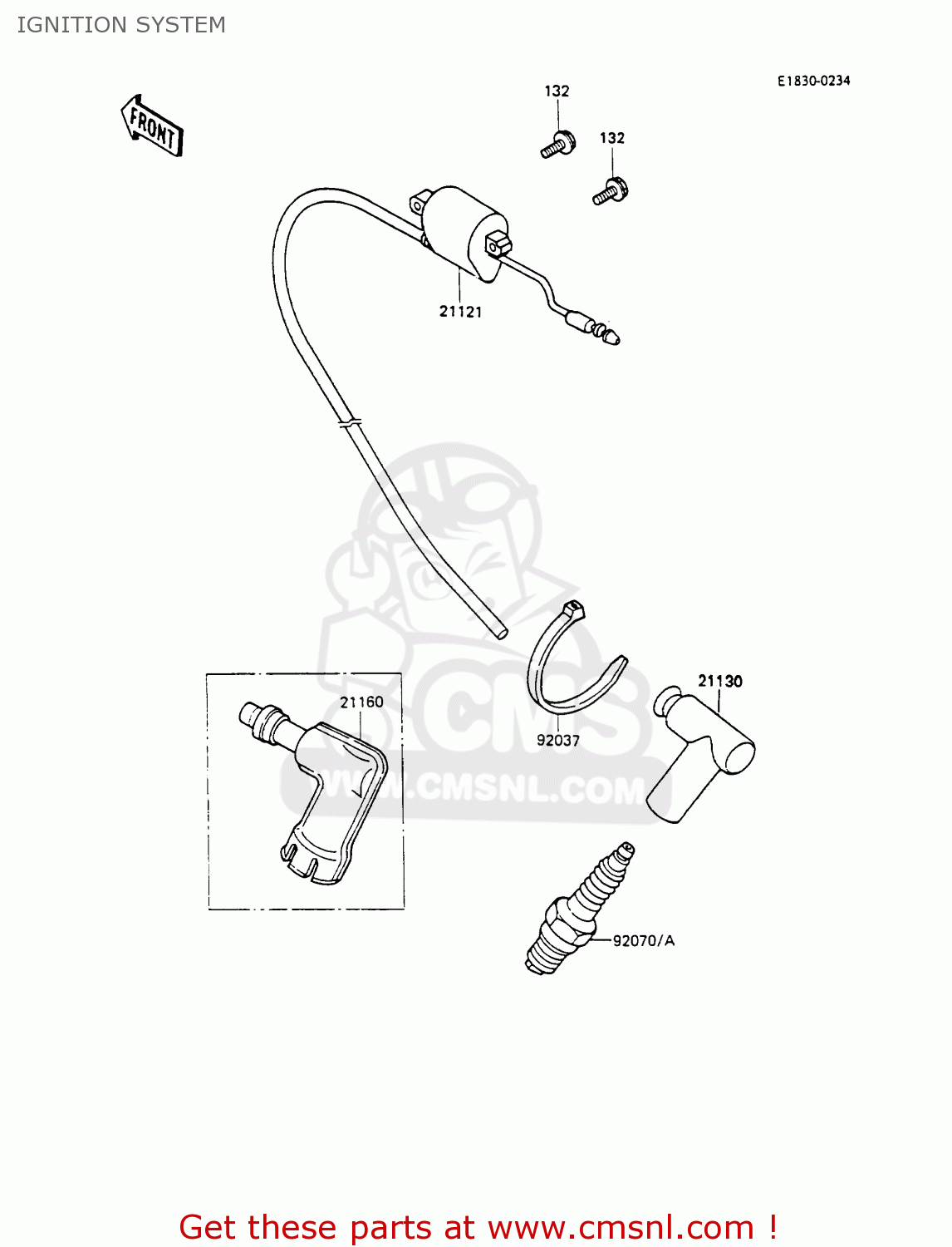 IGNITION SYSTEM KX80-M3 1990 AUSTRALIA AL