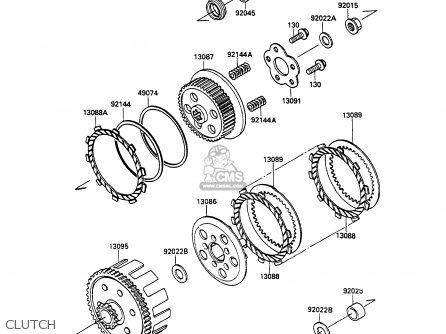 CLUTCH - KX80-M3 1990 AUSTRALIA AL