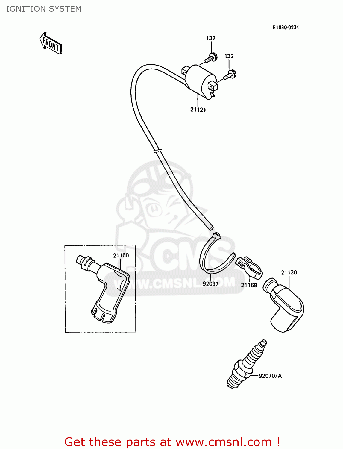 IGNITION SYSTEM KX80-N1 1988 UNITED KINGDOM AL