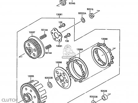 CLUTCH - KX80-N1 1988 UNITED KINGDOM AL