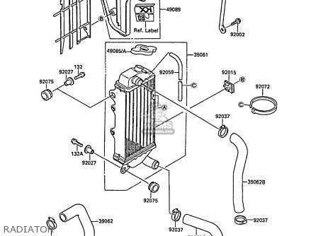 RADIATOR - KX80-N1 1988 UNITED KINGDOM AL