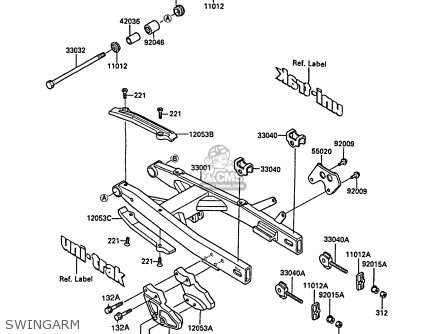 SWINGARM - KX80-N1 1988 UNITED KINGDOM AL