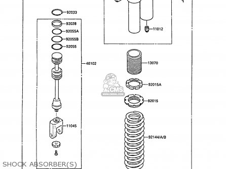 SHOCK ABSORBER(S) - KX80-N1 1988 UNITED KINGDOM AL