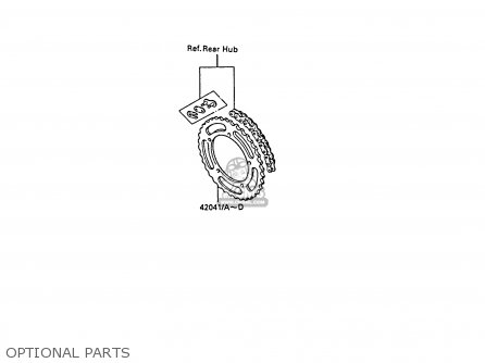 OPTIONAL PARTS - KX80-N1 1988 UNITED KINGDOM AL