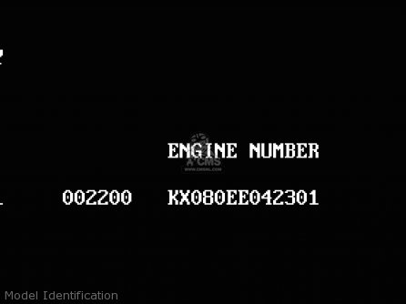 Model Identification - KX80-N1 1988 UNITED KINGDOM AL