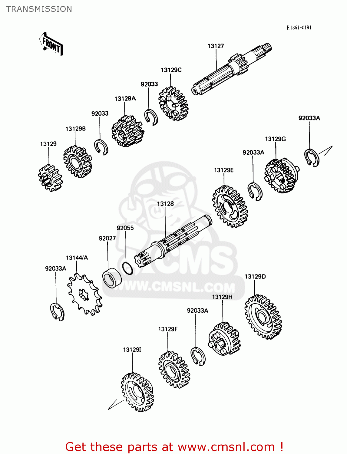 TRANSMISSION KX80-N1 1988 USA