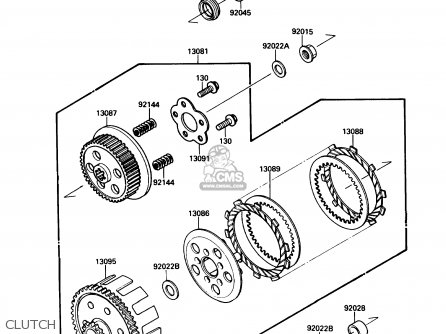 CLUTCH - KX80-N1 1988 USA