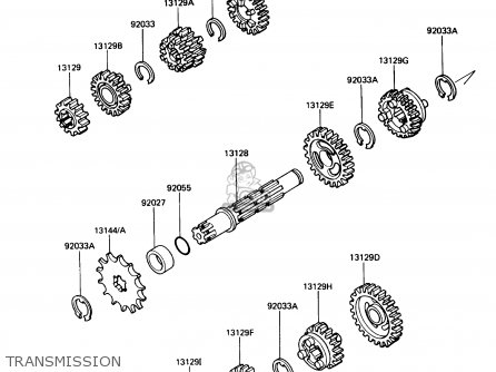 TRANSMISSION - KX80-N1 1988 USA