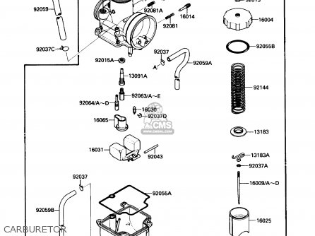 CARBURETOR - KX80-N1 1988 USA