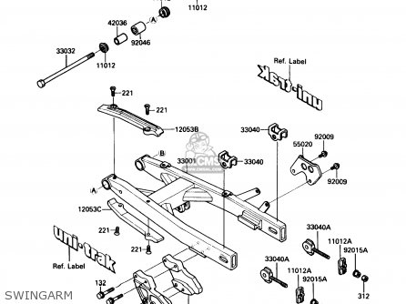 SWINGARM - KX80-N1 1988 USA