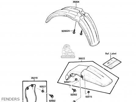 FENDERS - KX80-N1 1988 USA