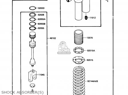 SHOCK ABSORBER(S) - KX80-N1 1988 USA