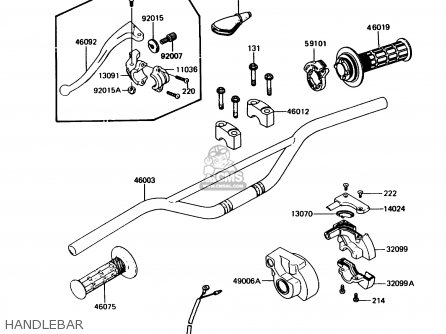 HANDLEBAR - KX80-N1 1988 USA