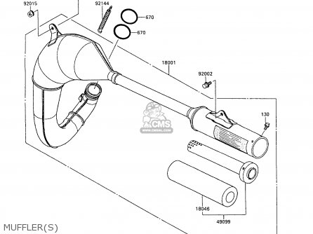 MUFFLER(S) - KX80-N2 1989 AL