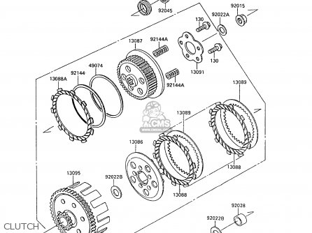 CLUTCH - KX80-N2 1989 AL