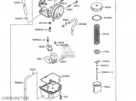 CARBURETOR - KX80-N2 1989 AL