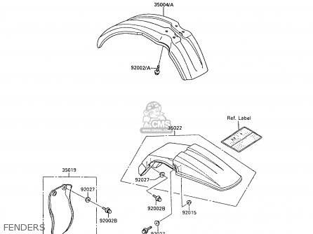 FENDERS - KX80-N2 1989 AL