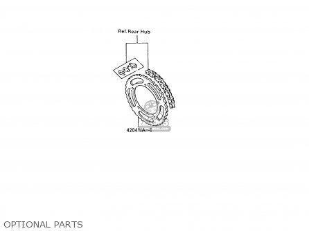 OPTIONAL PARTS - KX80-N2 1989 AL