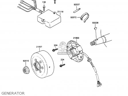 GENERATOR - KX80-N3 1990 UNITED KINGDOM AL