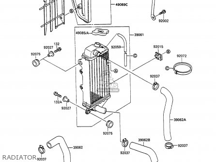RADIATOR - KX80-N3 1990 UNITED KINGDOM AL