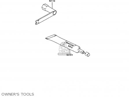 OWNER'S TOOLS - KX80-N3 1990 UNITED KINGDOM AL