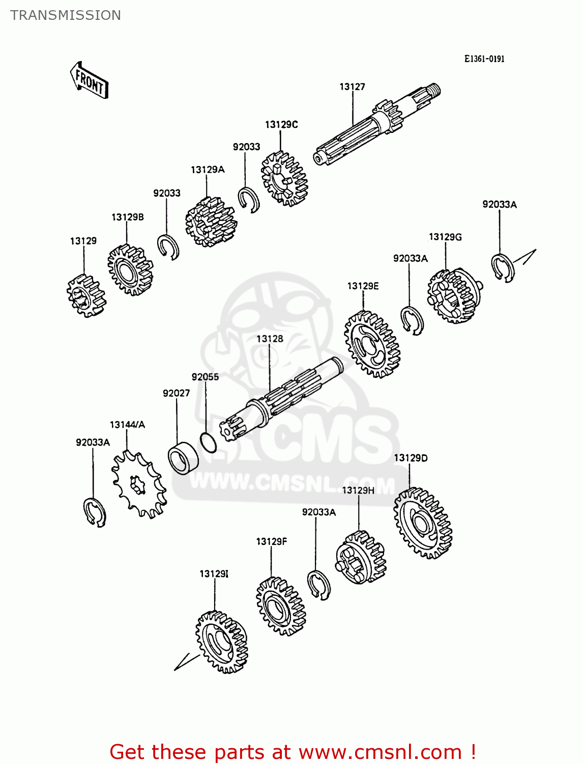TRANSMISSION KX80-P1 1988 AL