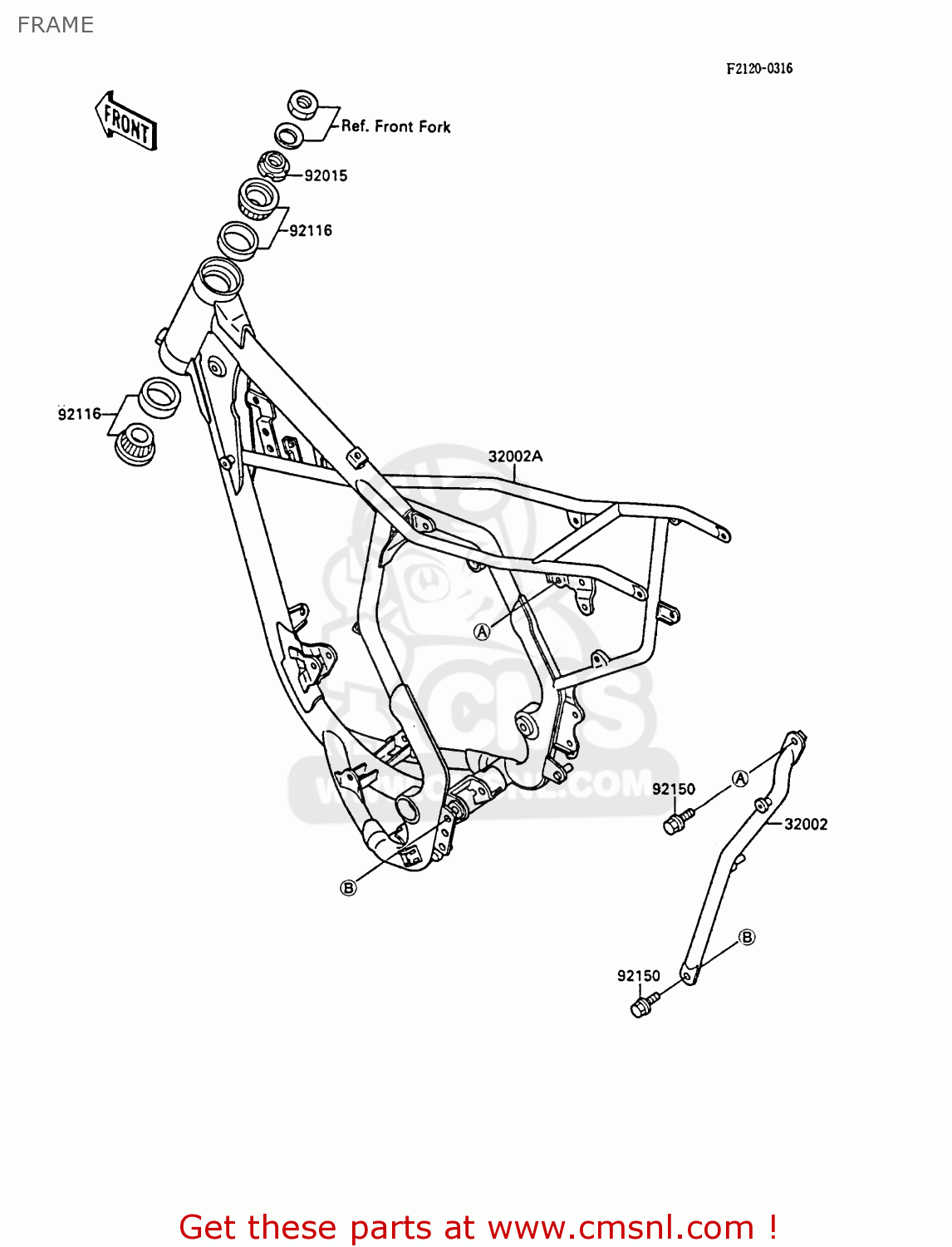 FRAME KX80-P1 1988 AL