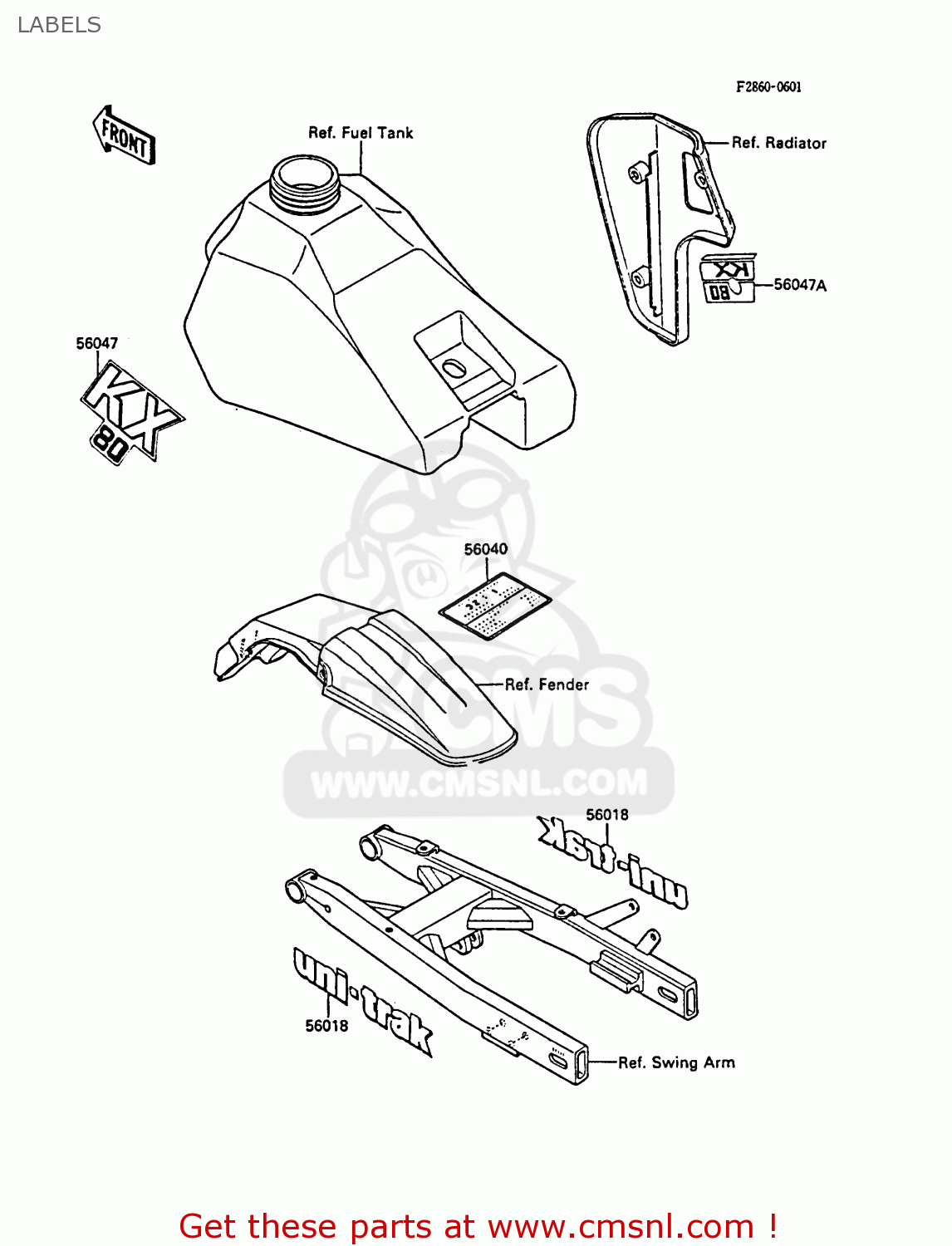 LABELS KX80-P1 1988 AL