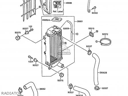 RADIATOR - KX80-P1 1988 AL