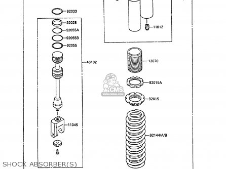 SHOCK ABSORBER(S) - KX80-P1 1988 AL