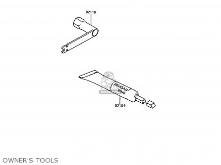 OWNER'S TOOLS - KX80-P1 1988 AL