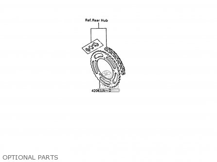 OPTIONAL PARTS - KX80-P1 1988 AL
