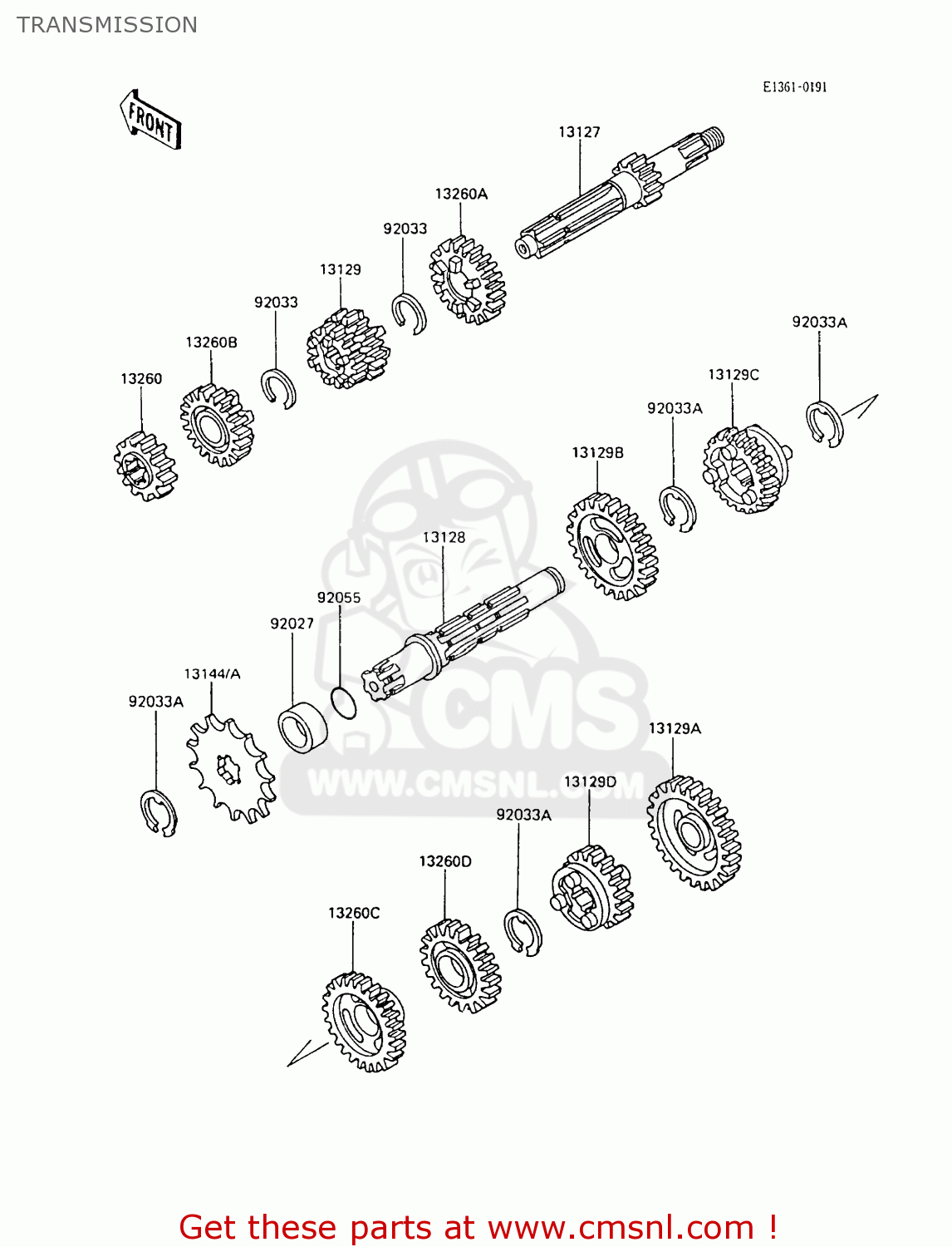 TRANSMISSION KX80-P2 1989 AL