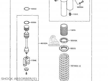 SHOCK ABSORBER(S) - KX80-P2 1989 AL