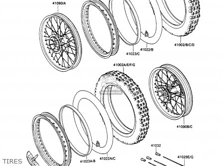 TIRES - KX80-P3 1990 AUSTRALIA AL