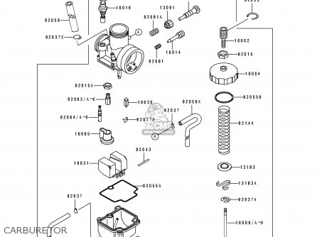 CARBURETOR - KX80-R1 1991 USA CANADA