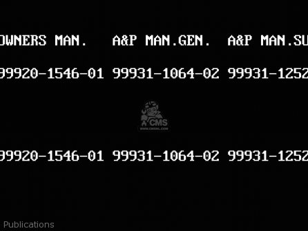 Publications - KX80-R1 1991 USA CANADA