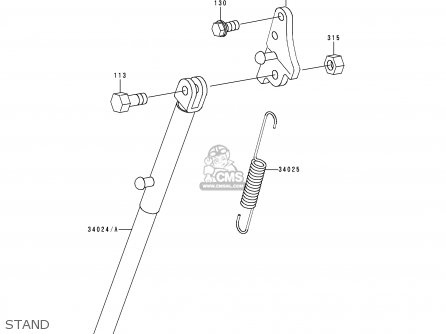 STAND - KX80-R3 1993 USA CANADA