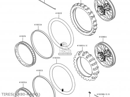 TIRES(KX80-R4/R5) - KX80-R4 1994 EUROPE