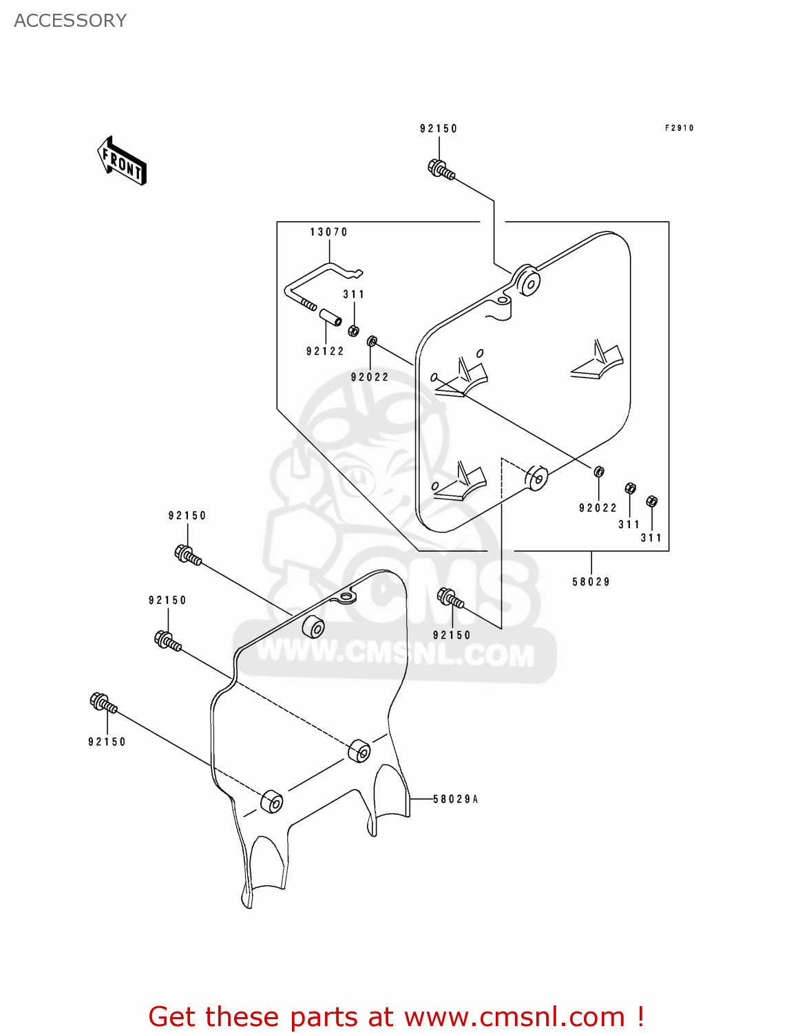 ACCESSORY KX80-R5 1995 EUROPE AS