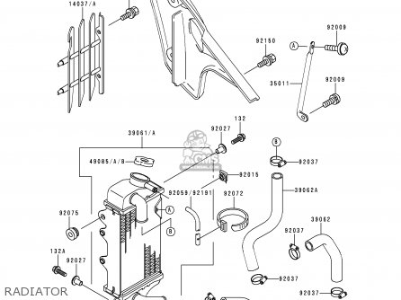 RADIATOR - KX80-R6 1996 USA CANADA
