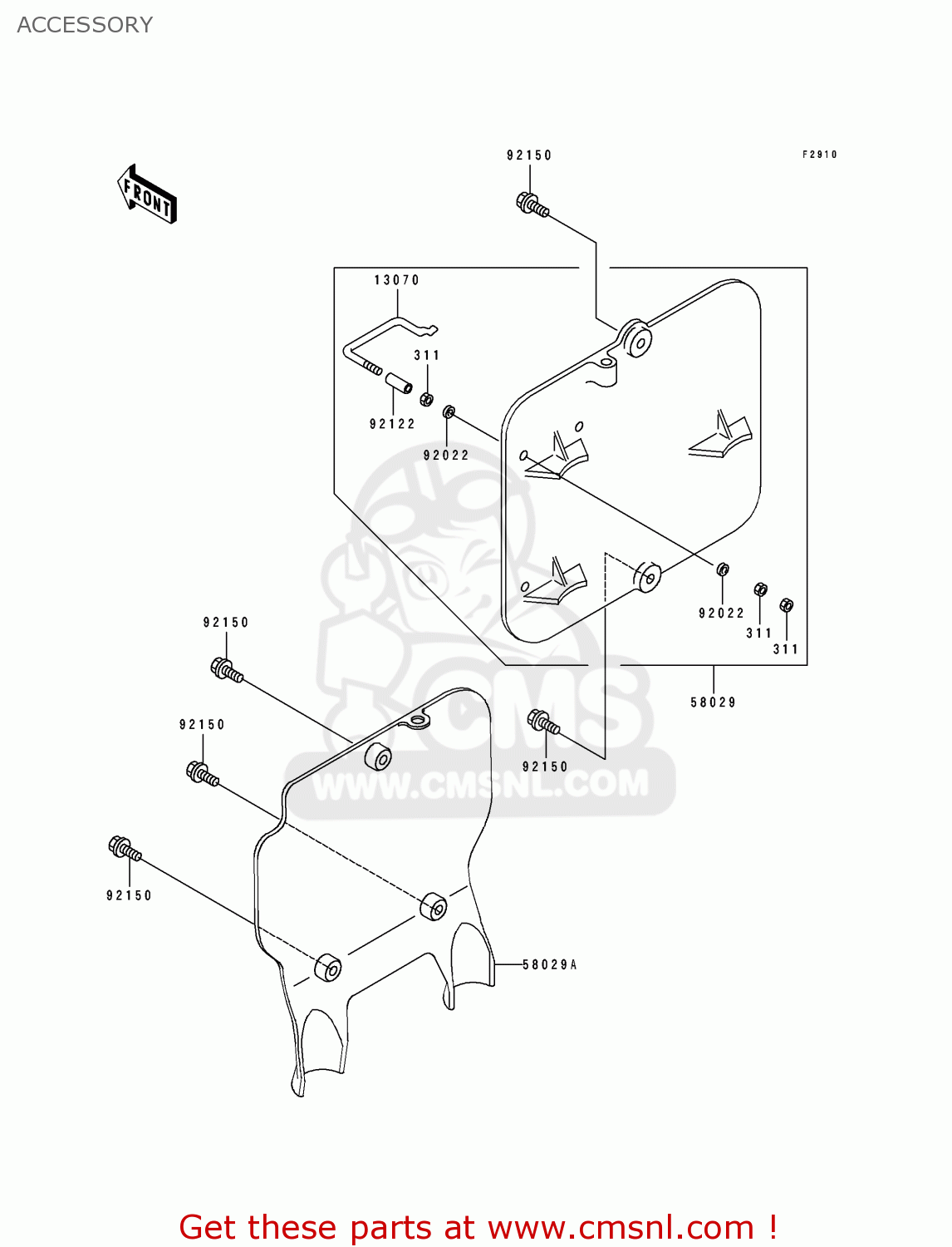 ACCESSORY KX80-S2 1992 EUROPE AS