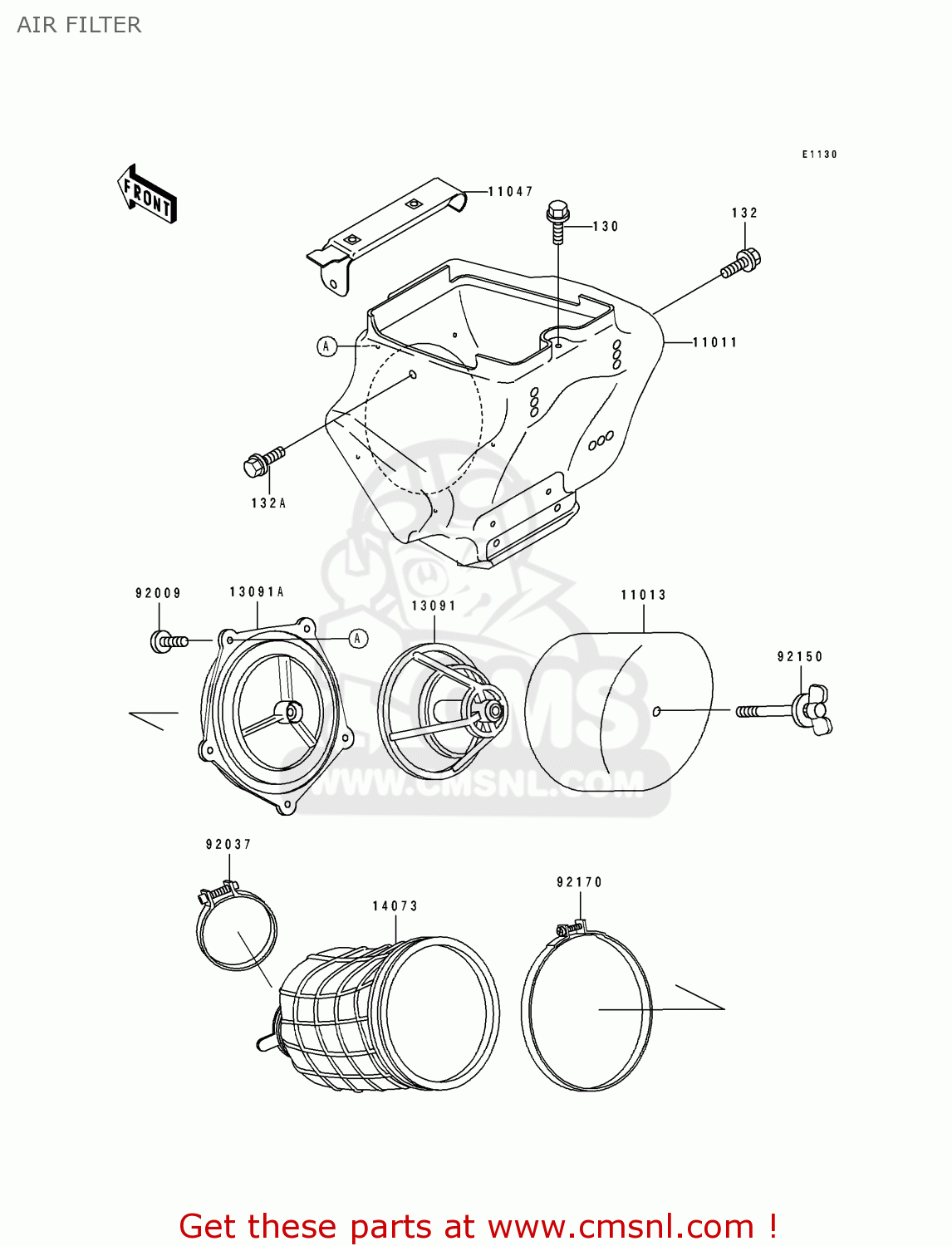 AIR FILTER KX80-T1 1991 UNITED KINGDOM
