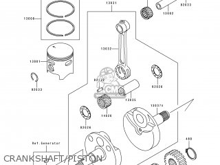 CRANKSHAFT/PISTON - KX80-T1 1991 UNITED KINGDOM