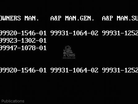 Publications - KX80-T1 1991 UNITED KINGDOM